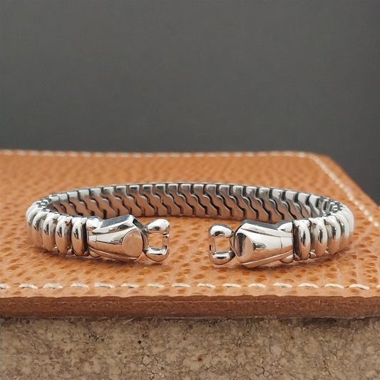 Vintage 50s White Gold-Filled Ladies Expansion Gemex Unused Cocktail Watch Band