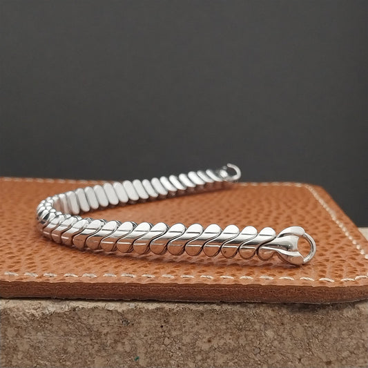 Vintage White Gold-Filled Ladies JB Champion Unused 1950s Cocktail Watch Band