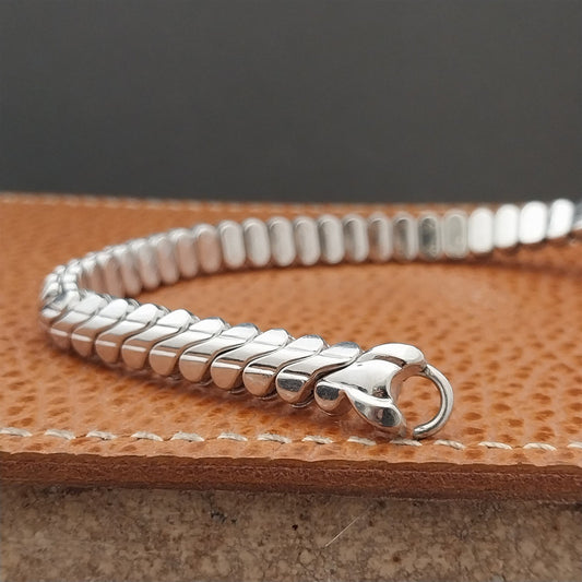 Vintage White Gold-Filled Ladies JB Champion Unused 1950s Cocktail Watch Band