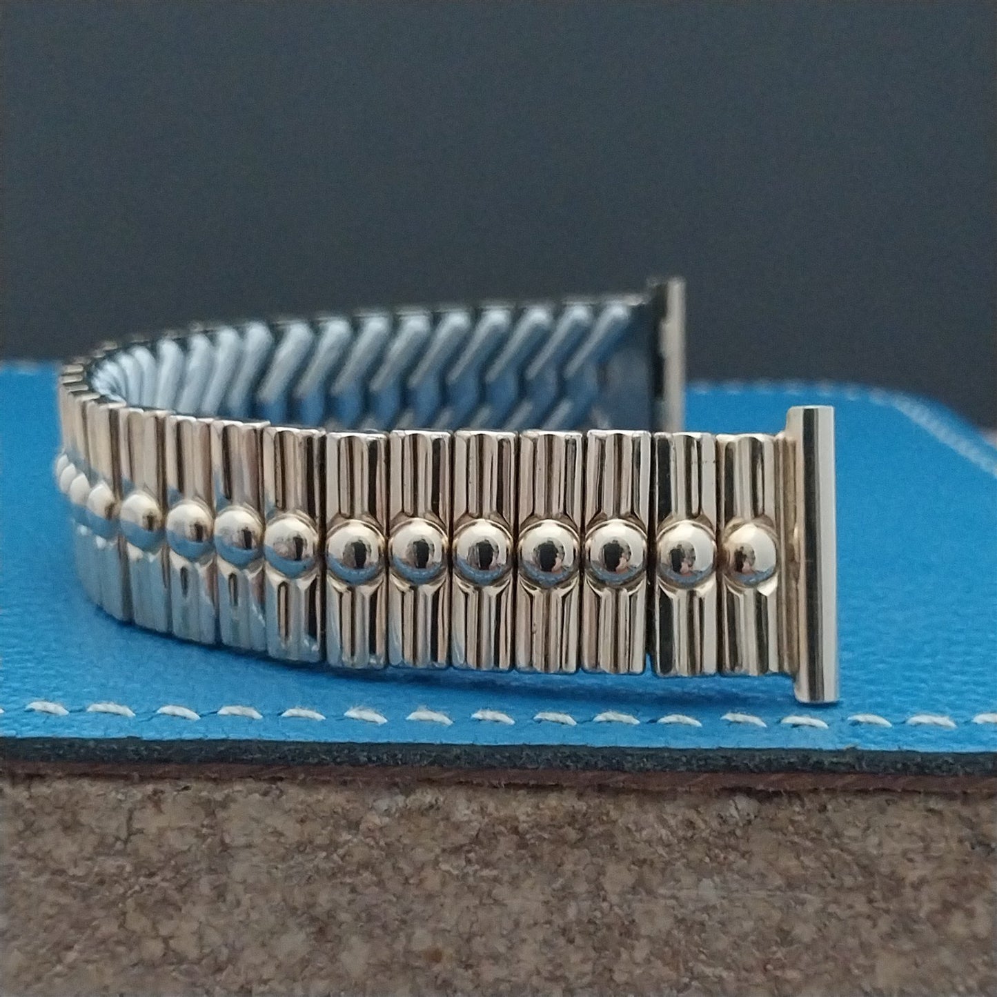 Vintage 18mm 17mm 16mm Gold-Filled Expansion Stonewall Unused 1950s Watch Band