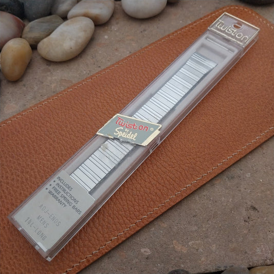 Vintage 18mm Flared Speidel Stainless Steel Classic Stretch Unused Watch Band