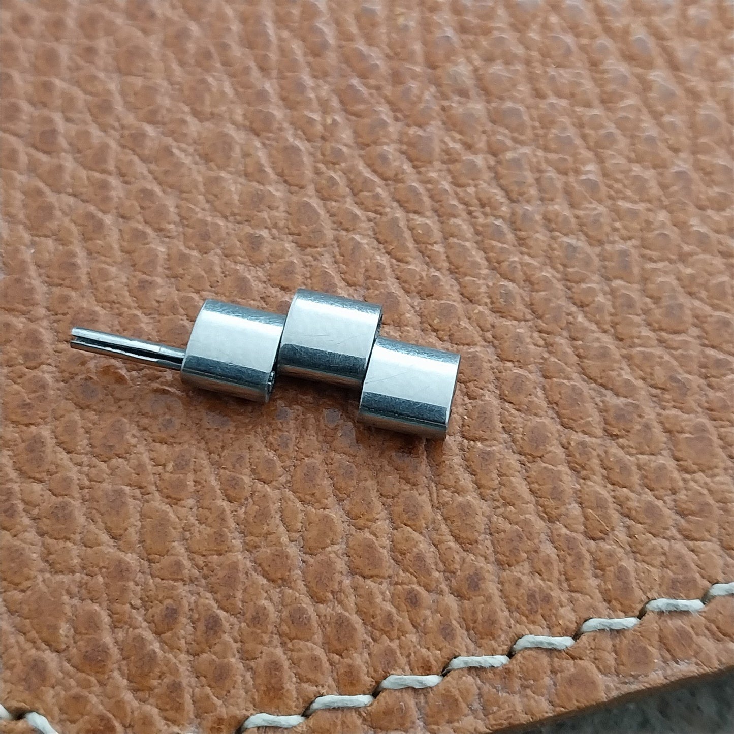 1970s Stainless Steel Vintage Watch Band Link Kreisler Stelux