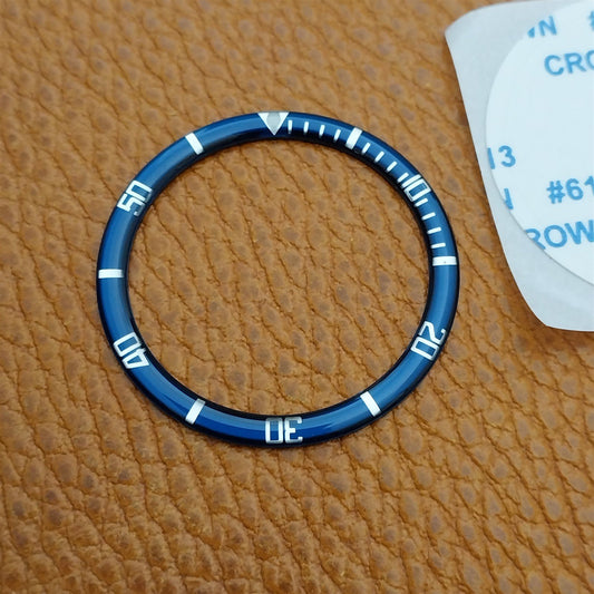 38mm Blue Domed Resin Acrylic Watch Bezel Insert fits Seiko SKX007 SRPD