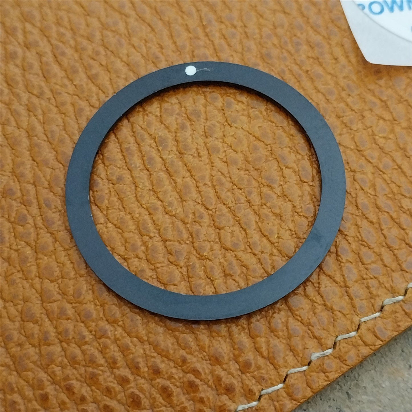 38mm Black & Gold Domed Resin Acrylic Watch Bezel Insert fits Seiko SKX007 SRPD