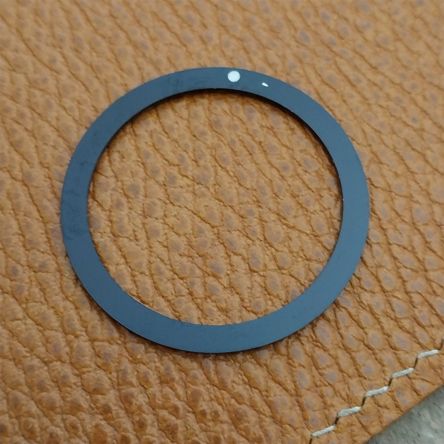 38mm Black & Gold Domed Resin Acrylic Watch Bezel Insert fits Seiko SKX007 SRPD