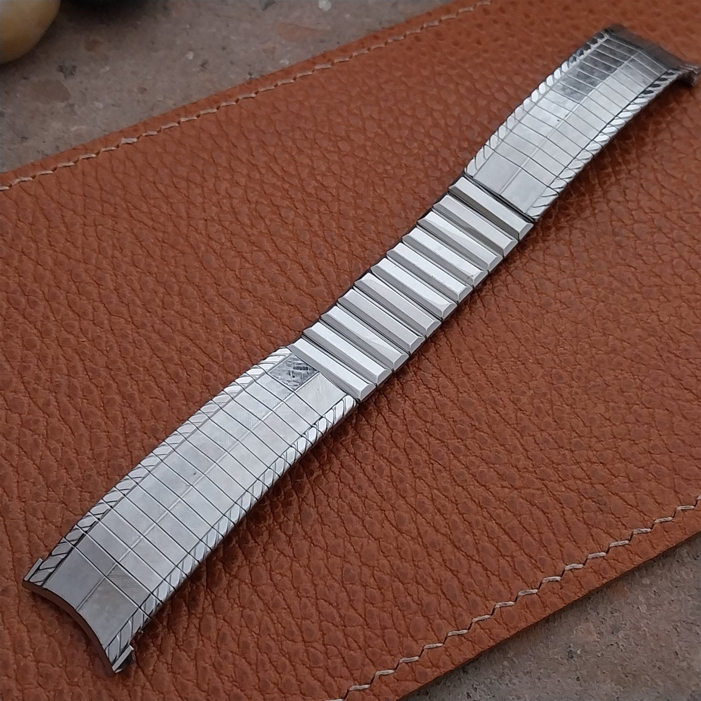 Vintage 19mm 18mm 17mm Kreisler Stainless Steel Unused Classic 1960s Watch Band