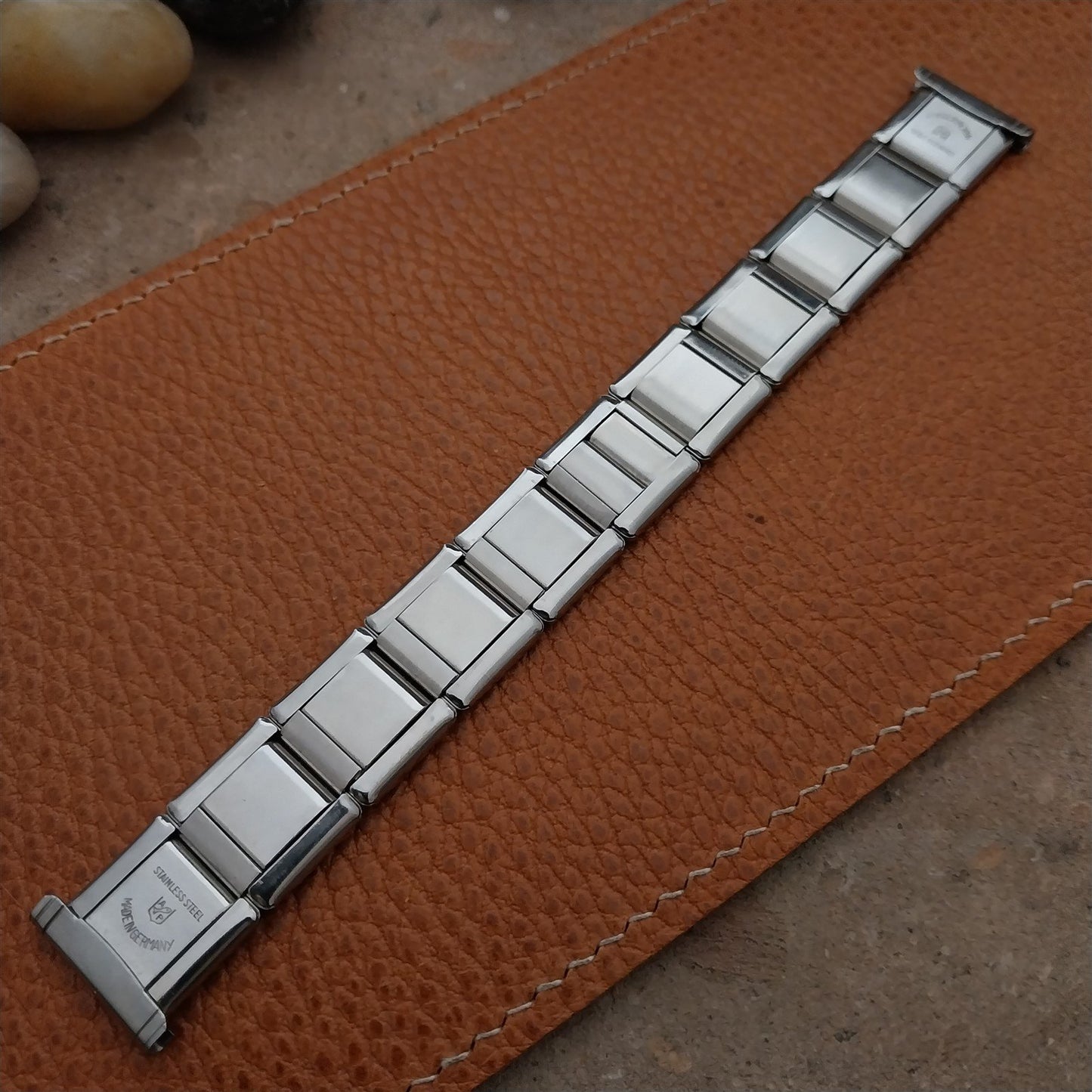 Vintage 19mm 18mm 17mm AP Wire Lug Stainless Steel 1950s Unused Watch Band