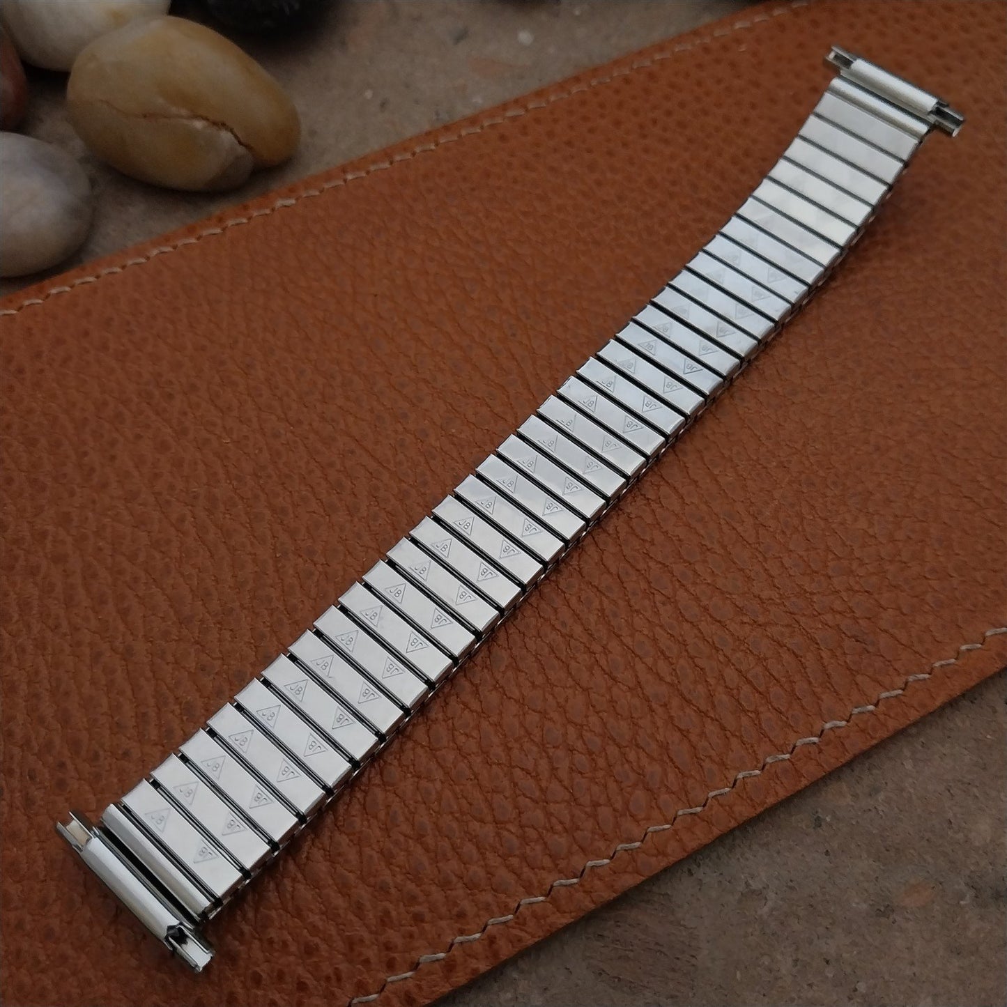 Vintage 18mm 19mm 20mm JB Champion Stainless Steel Expansion Unused Watch Band
