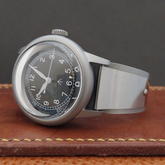 Military Style Field Watch & Don Juan Service Model Stainless Steel Cuff