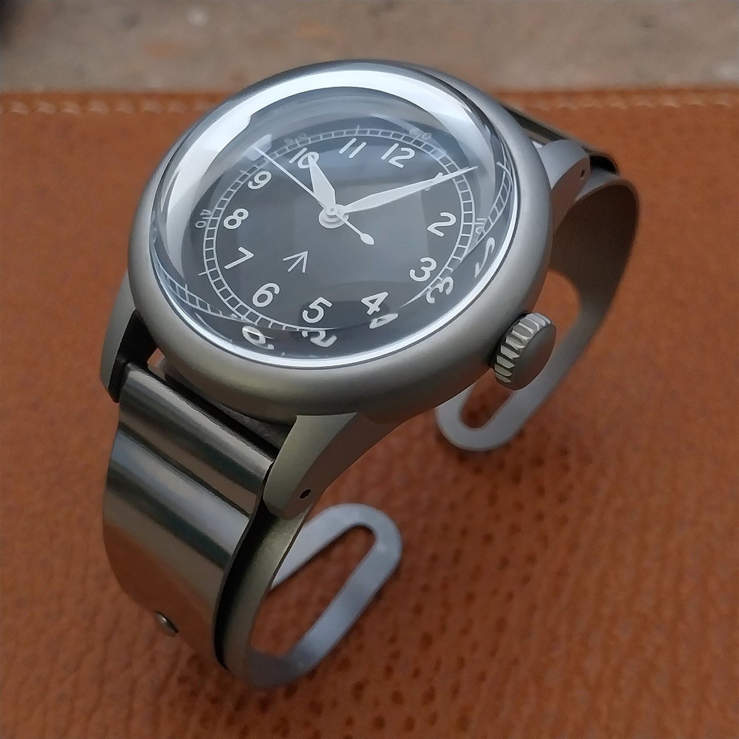 Military Style Field Watch & Don Juan Service Model Stainless Steel Cuff