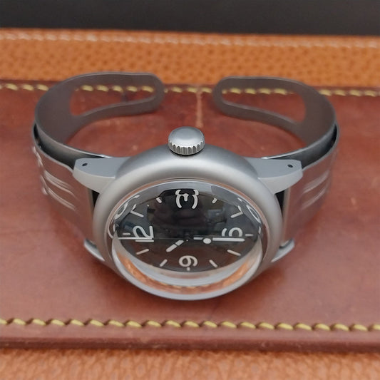 Military Style Field Watch & Don Juan Guardsman Stainless Steel Cuff