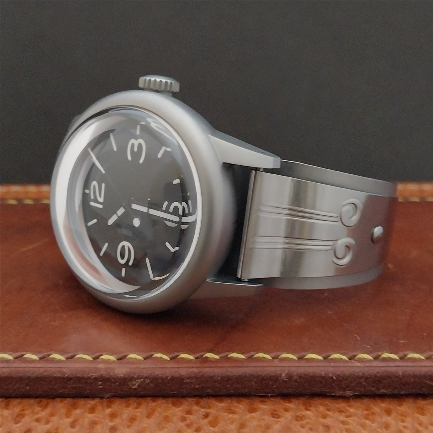 Military Style Field Watch & Don Juan Guardsman Stainless Steel Cuff