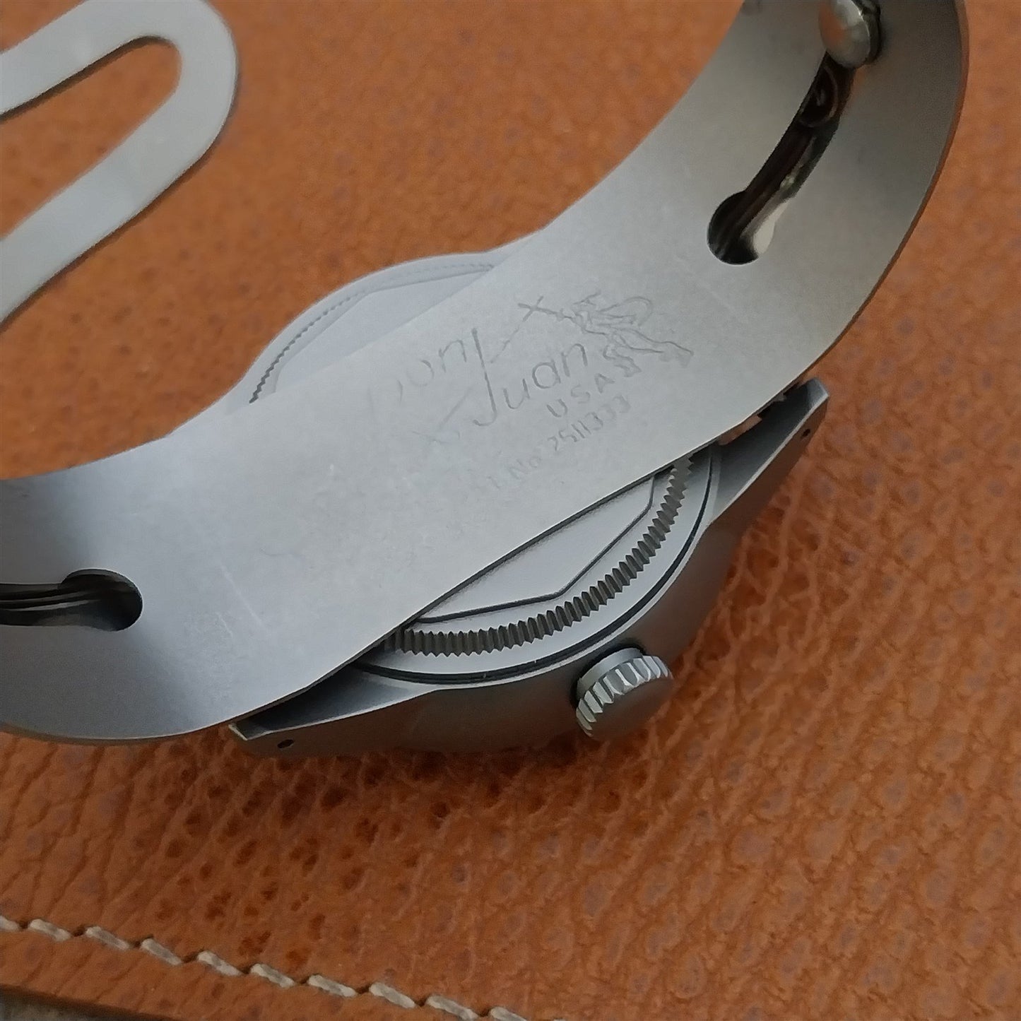 Military Style Field Watch & Don Juan Guardsman Stainless Steel Cuff