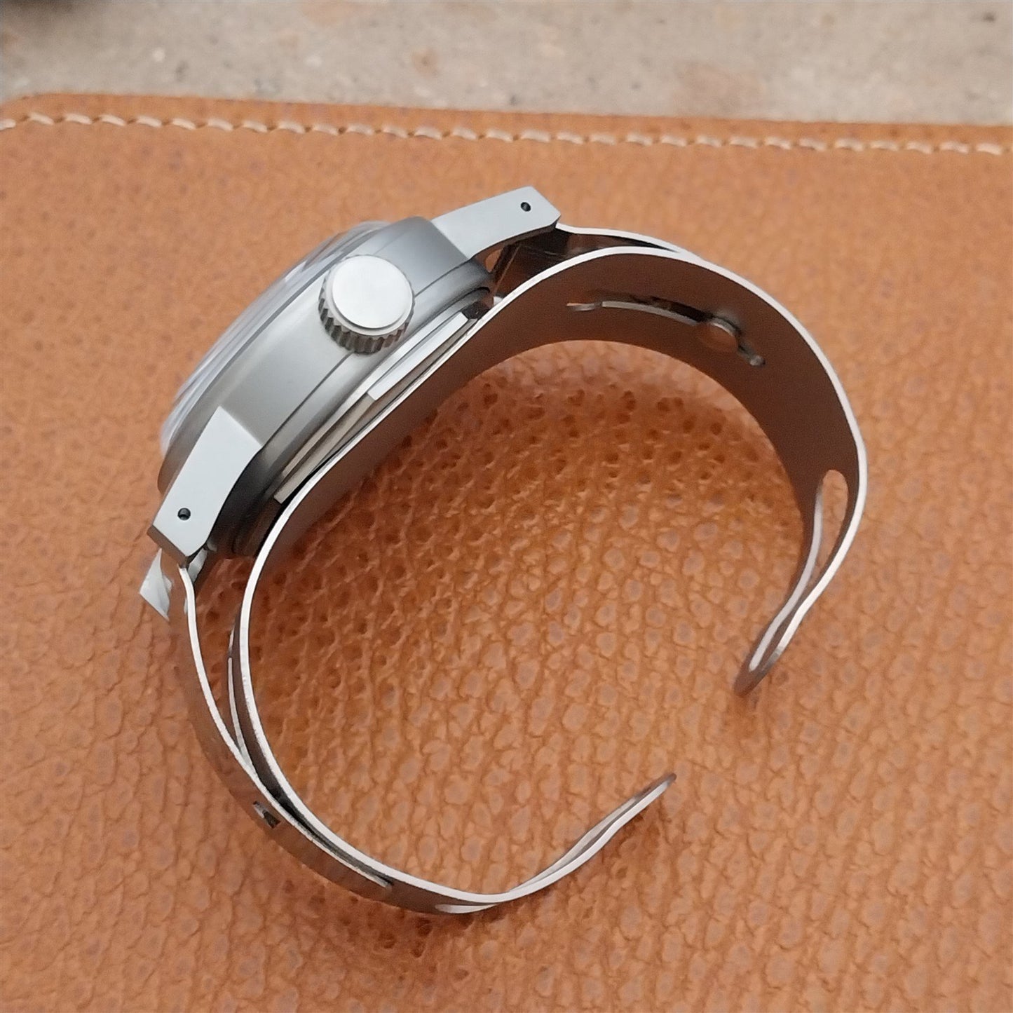 Military Style Field Watch & Don Juan Guardsman Stainless Steel Cuff