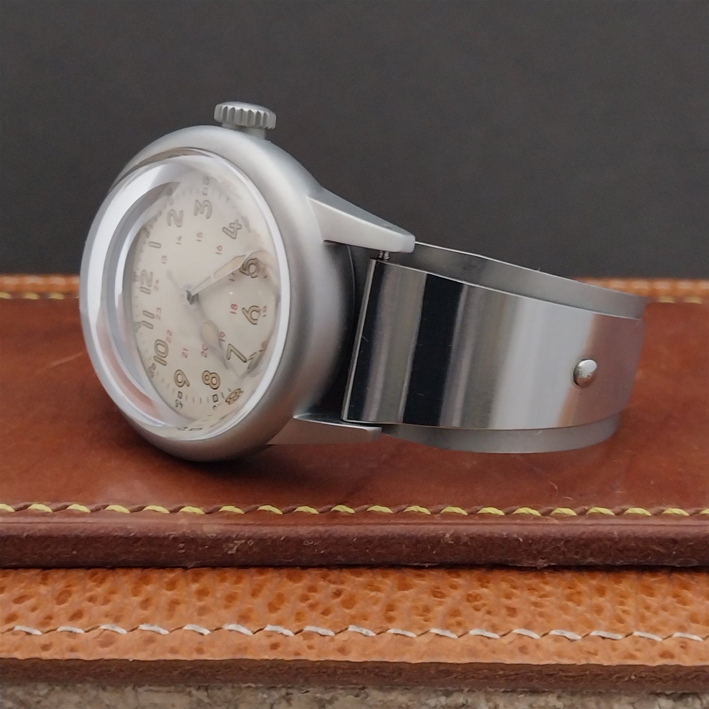 Military Style Field Watch & Don Juan Service Model Stainless Steel Cuff