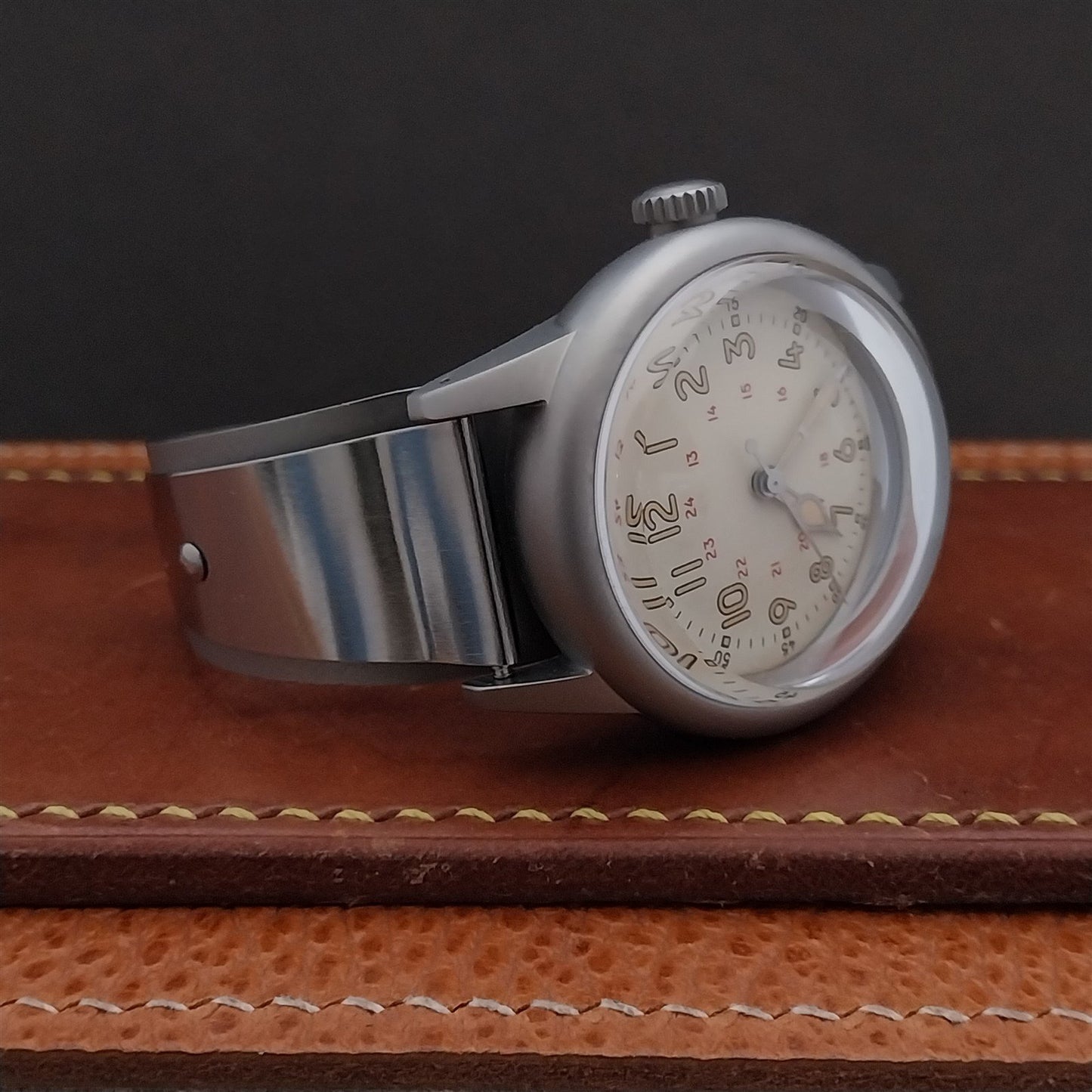 Military Style Field Watch & Don Juan Service Model Stainless Steel Cuff