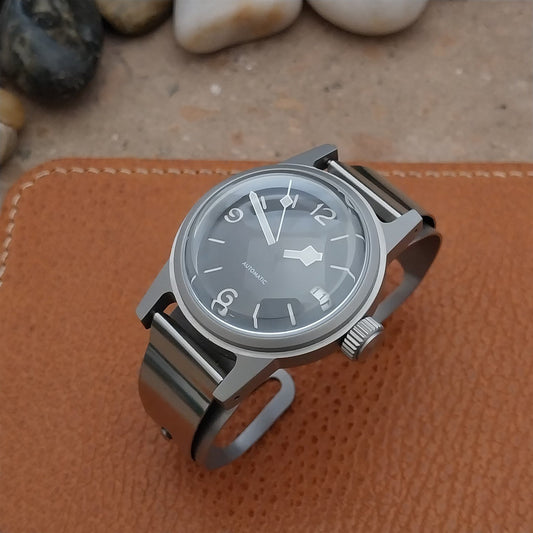 Military Style Field Watch & Don Juan Service Model Stainless Steel Cuff