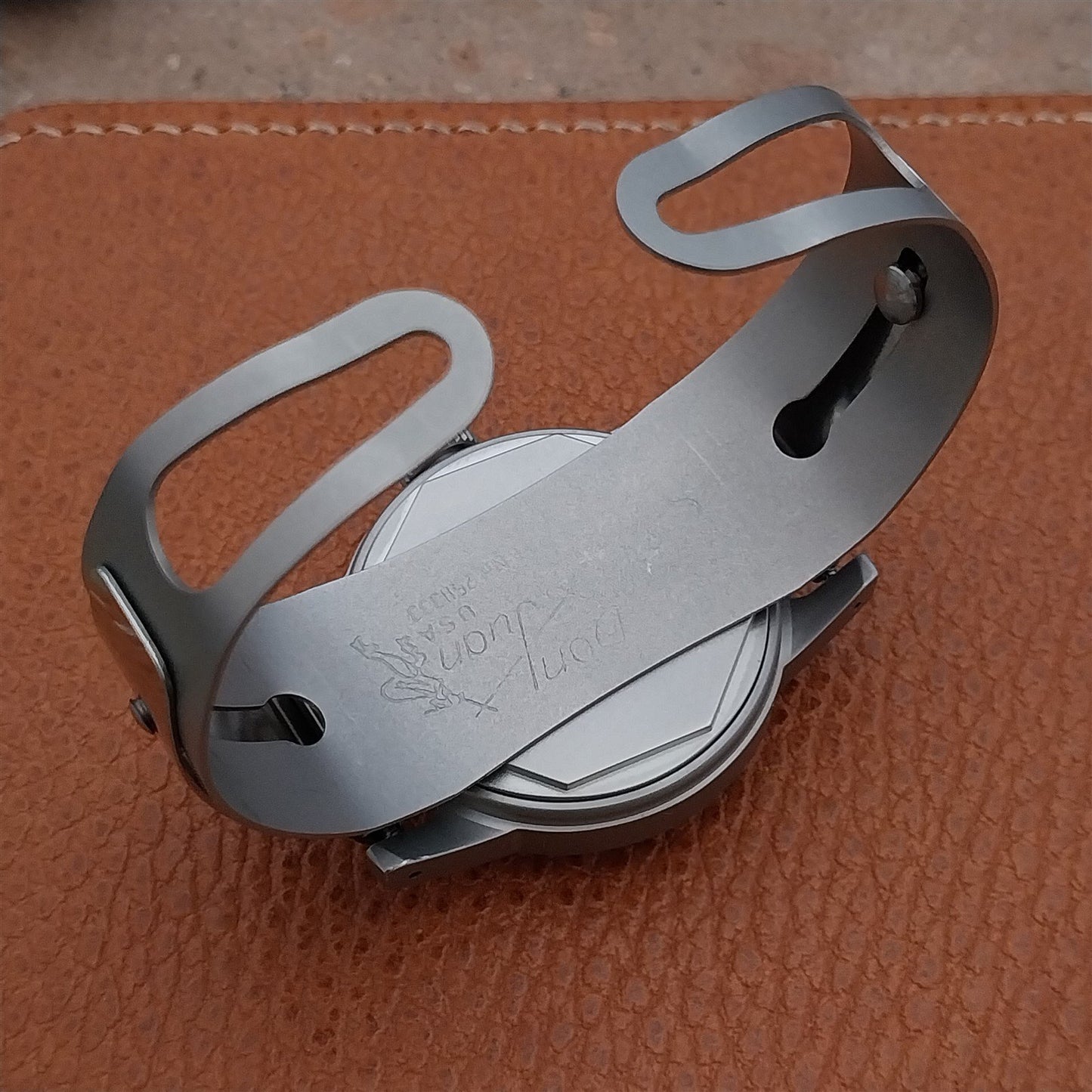 Military Style Field Watch & Don Juan Service Model Stainless Steel Cuff