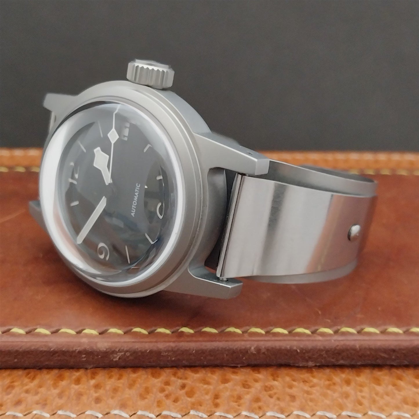 Military Style Field Watch & Don Juan Service Model Stainless Steel Cuff