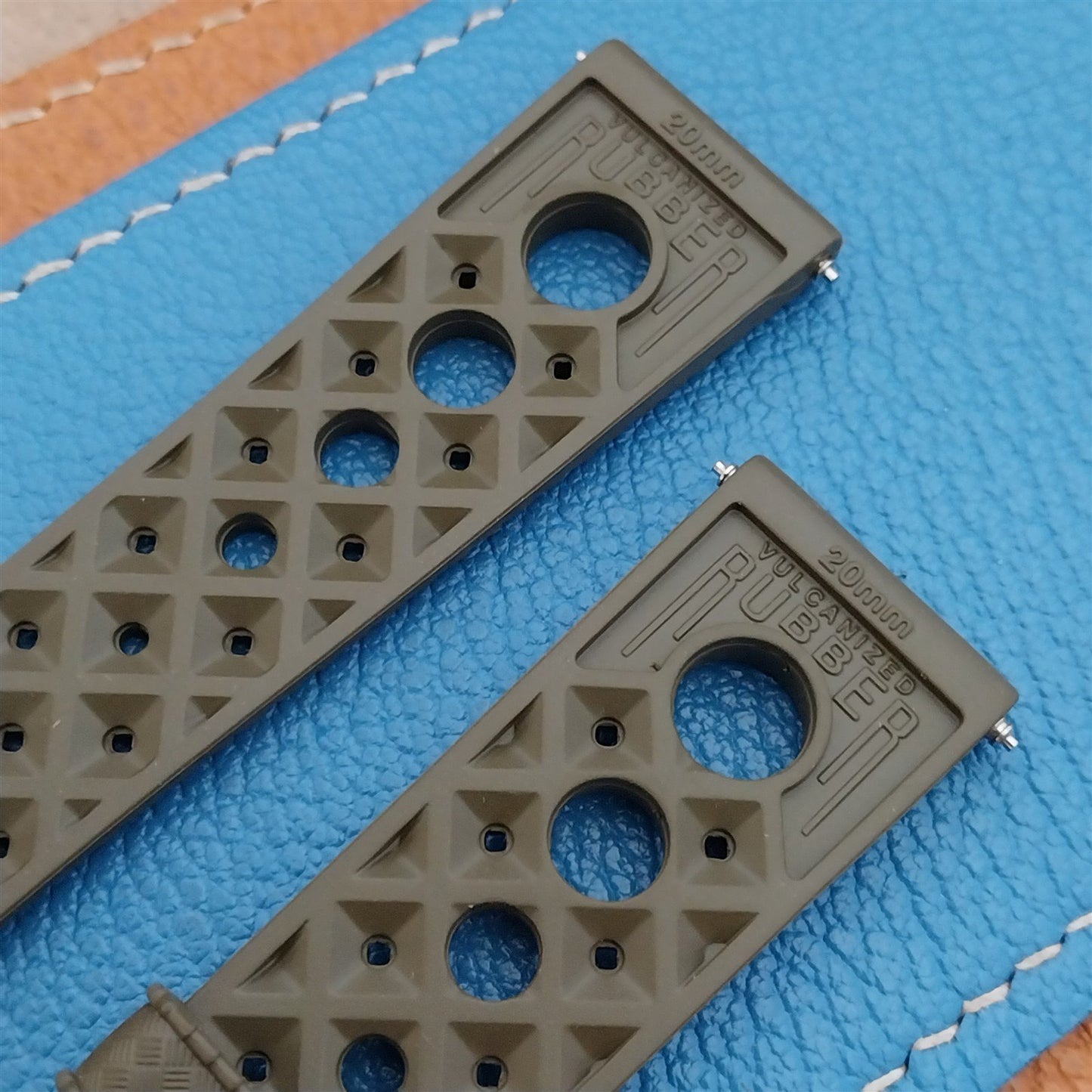 NSA 20mm Skindiver Tropical GT Rally Diver Army Green Watch Strap