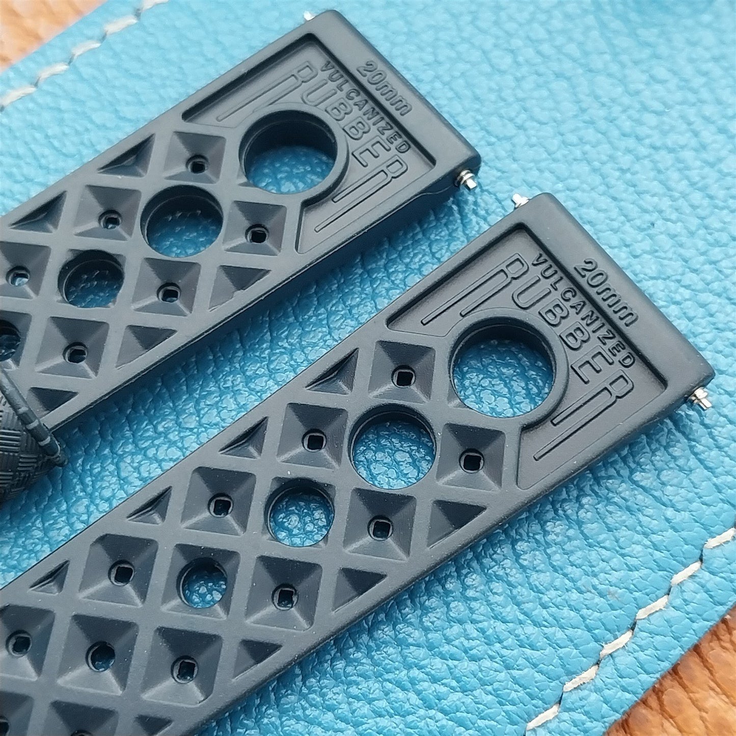 NSA 20mm Skindiver Tropical GT Rally Diver Blue Watch Strap