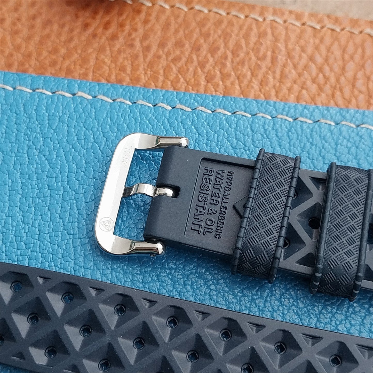 NSA 20mm Skindiver Tropical GT Rally Diver Blue Watch Strap