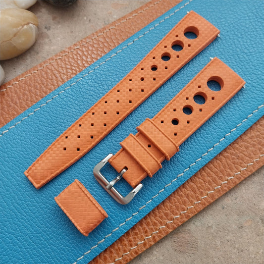NSA 20mm Skindiver Tropical GT Rally Diver Orange Watch Strap