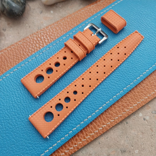 NSA 20mm Skindiver Tropical GT Rally Diver Orange Watch Strap