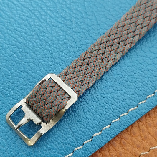 Vintage 11mm Perlon Melange Classic 1960s Unused Single Pass Field Watch Strap