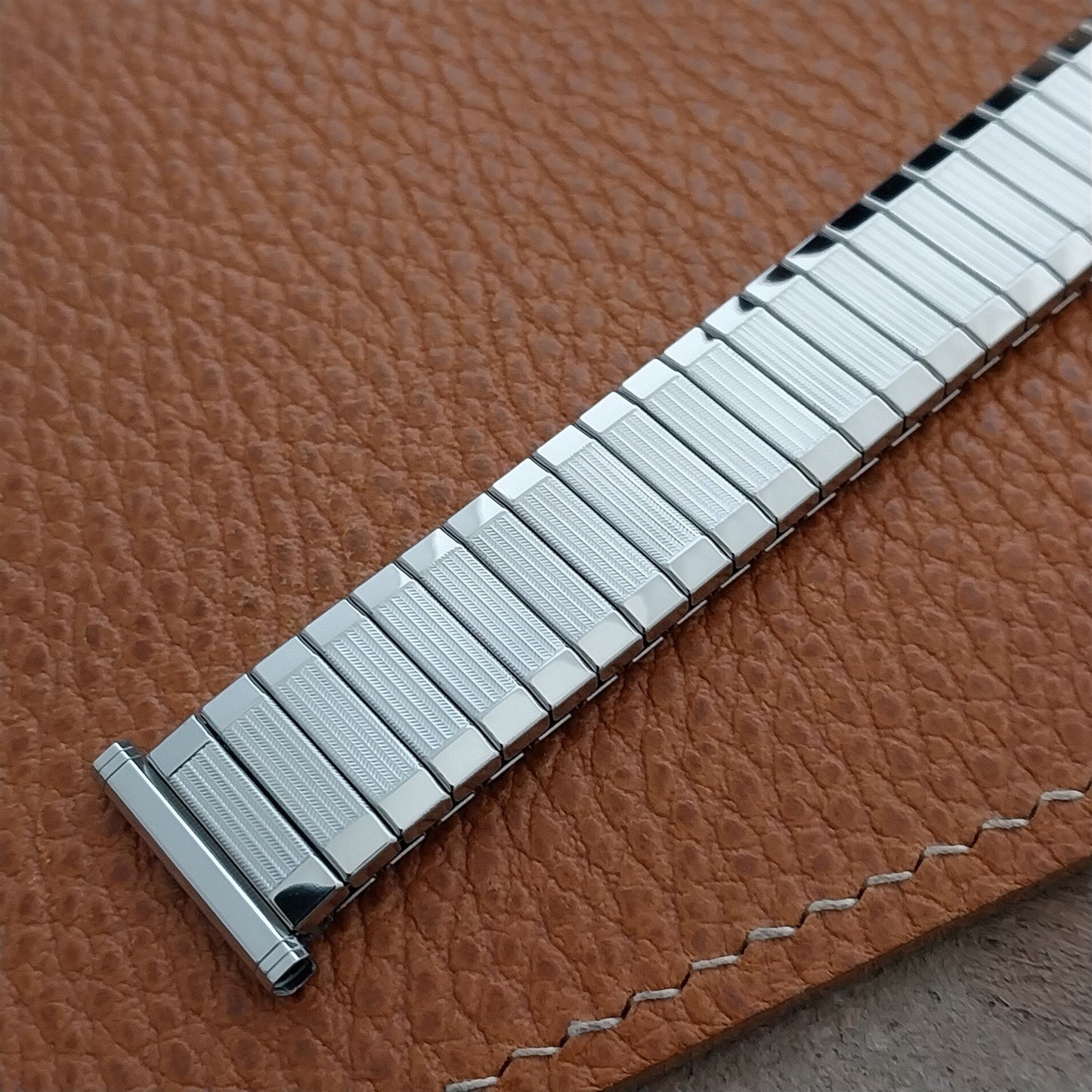 Vintage 1969 Speidel Aquarius Stainless Steel Twistoflex NOS Unused Watch Band