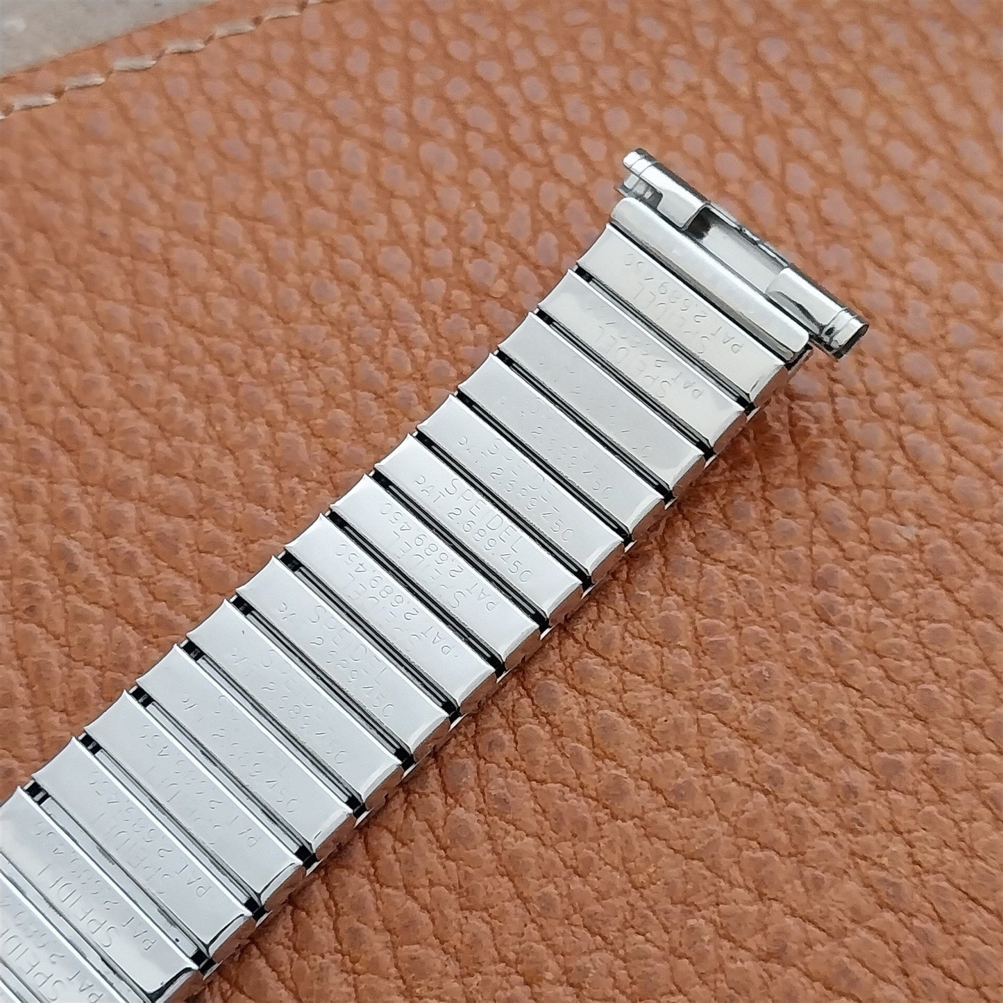 Vintage 1969 Speidel Aquarius Stainless Steel Twistoflex NOS Unused Watch Band