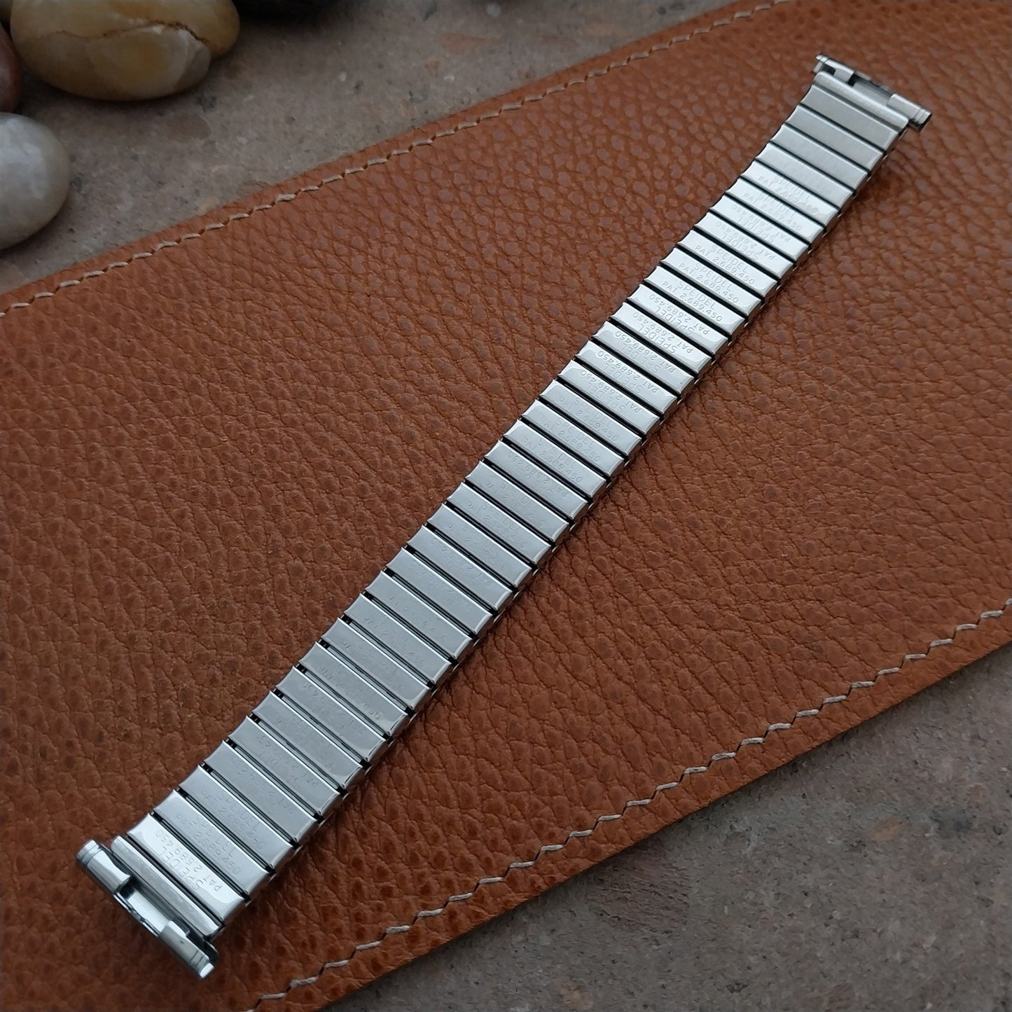 Vintage 1969 Speidel Aquarius Stainless Steel Twistoflex NOS Unused Watch Band