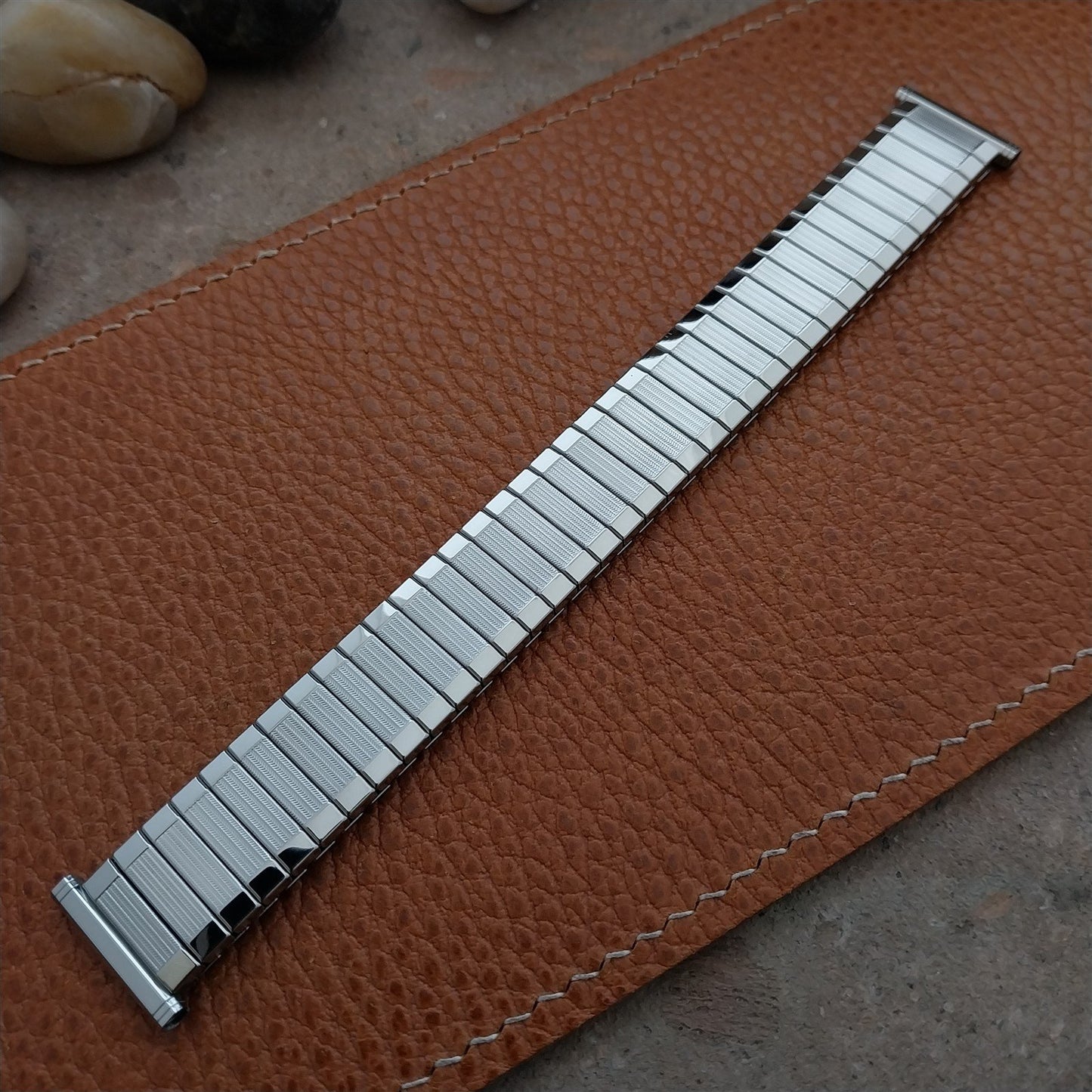 Vintage 1969 Speidel Aquarius Stainless Steel Twistoflex NOS Unused Watch Band