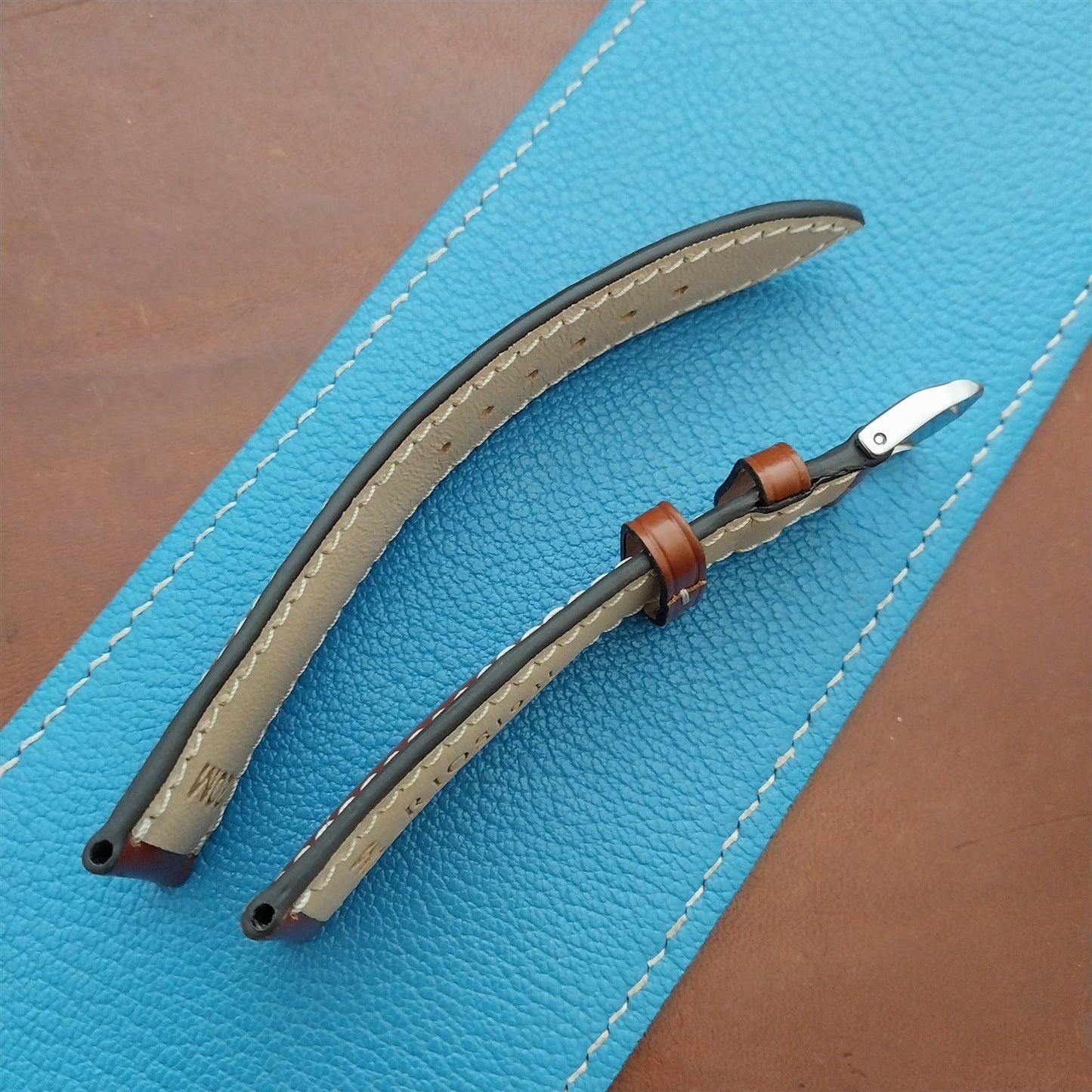 20mm Rios New York Shell Cordovan Leather Tapered 20/18 Watch Band