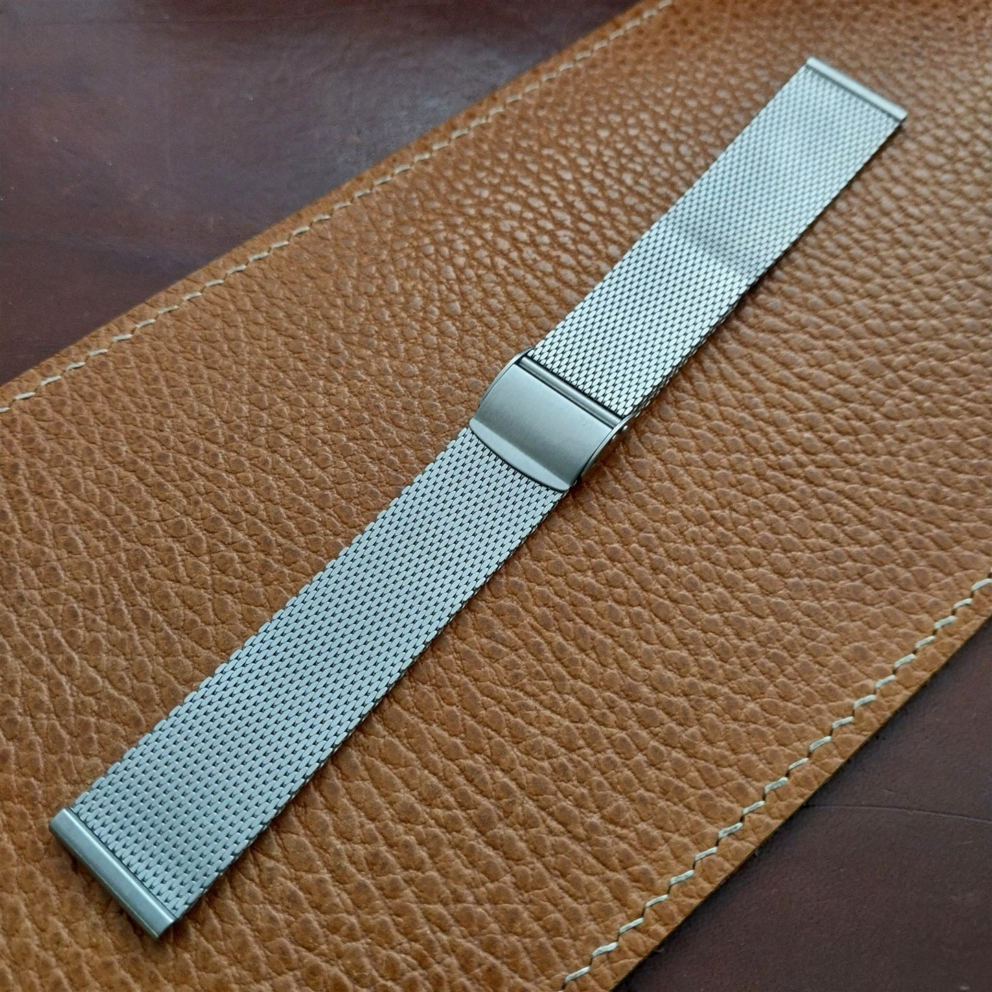 18mm Stainless Steel Mesh STL Stelux 1960s-1970s Unused Vintage Watch Band
