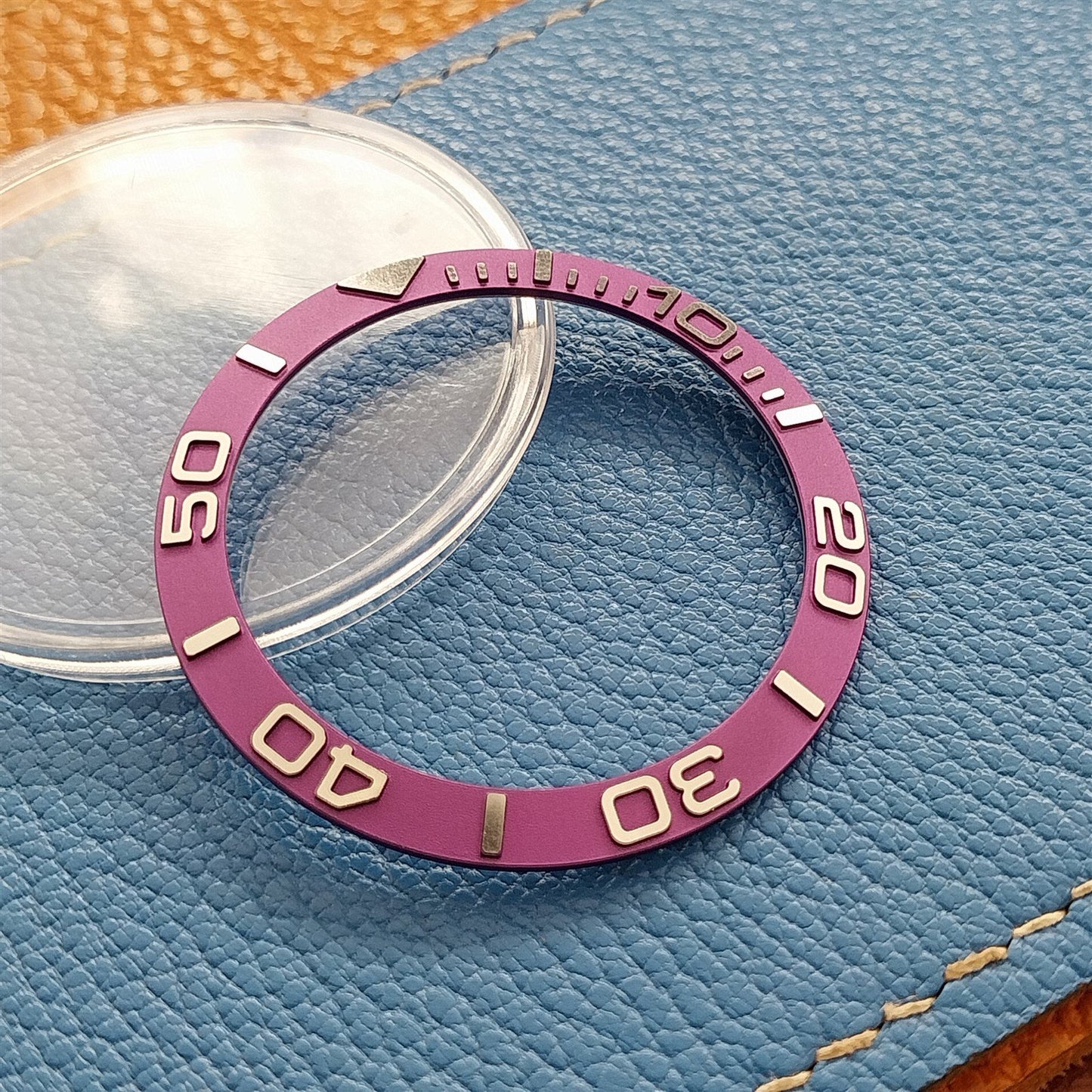38mm Purple Anodized Watch Bezel Insert Seiko SKX007 SKX009 SKXA35 SRPD