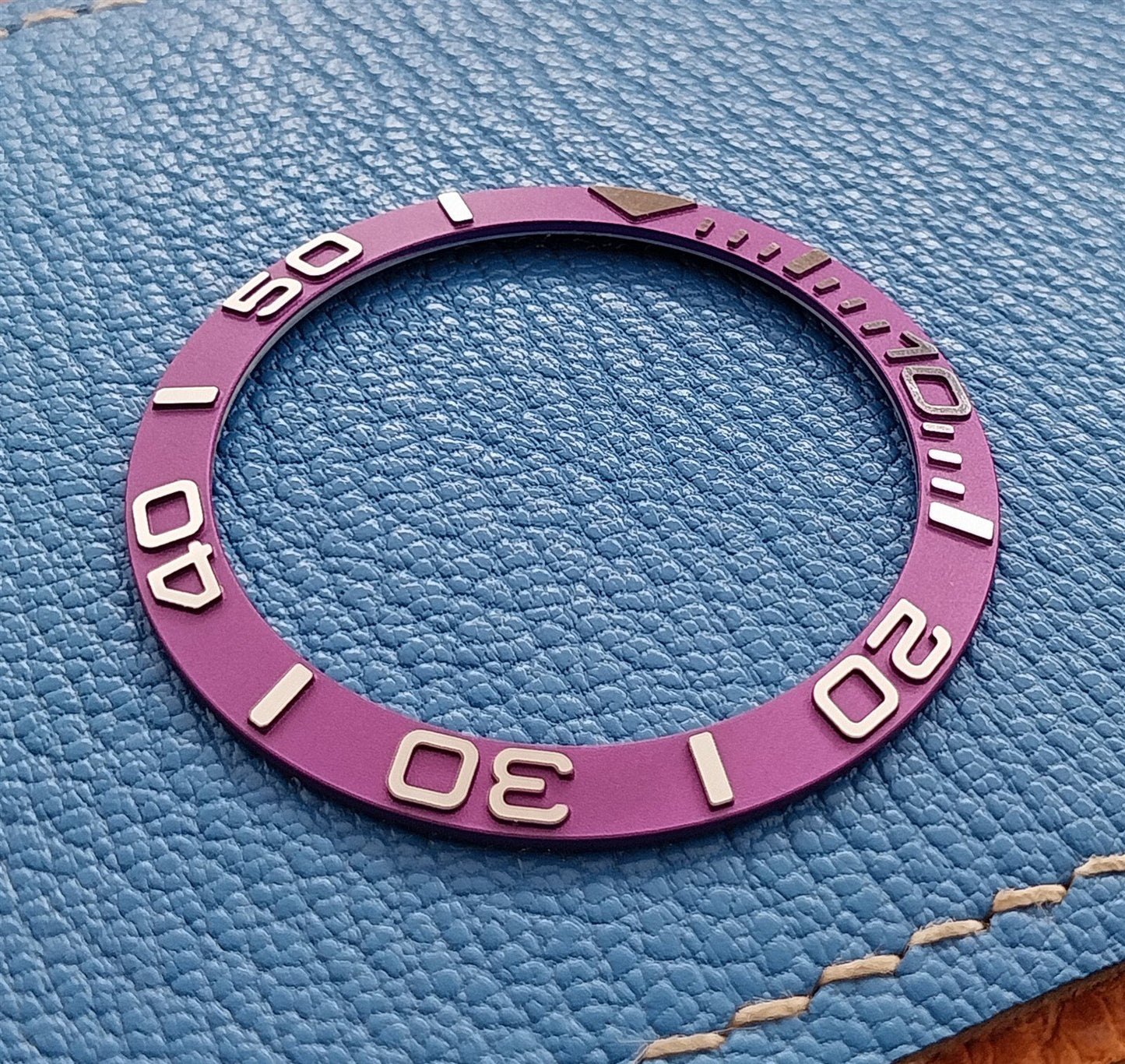 38mm Purple Anodized Watch Bezel Insert Seiko SKX007 SKX009 SKXA35 SRPD