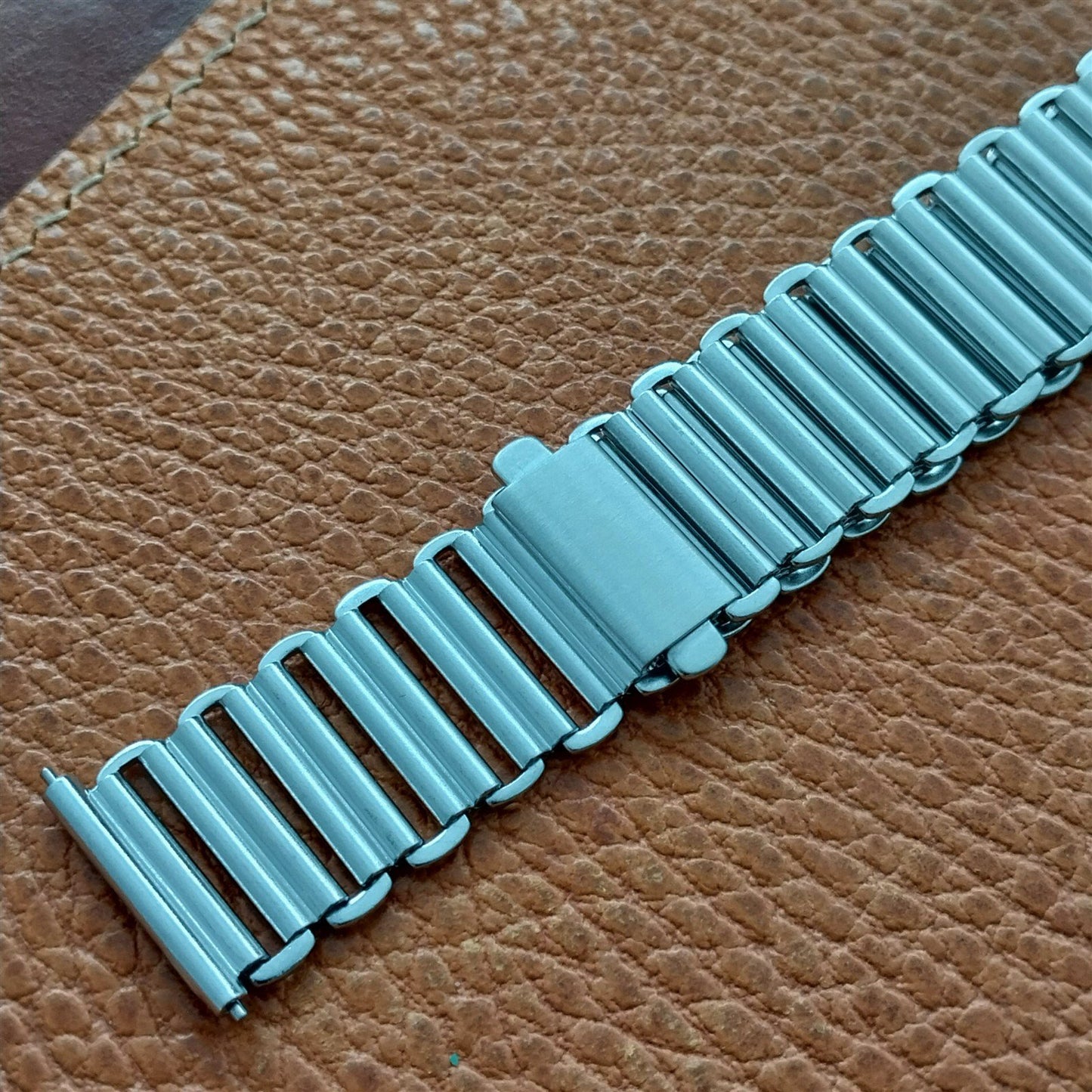 18mm Stainless Steel Vintage Style Bonklip Watch Band
