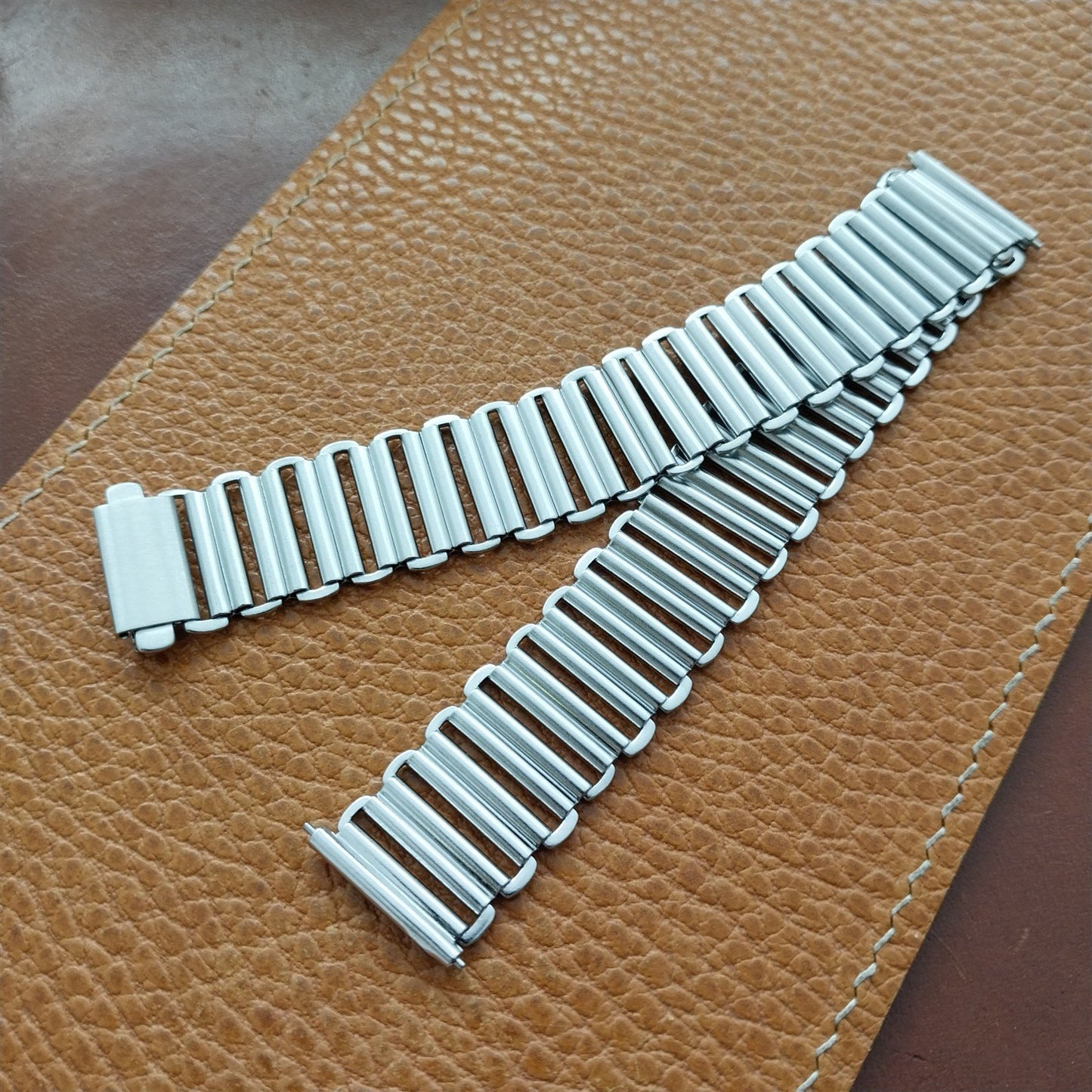 18mm Stainless Steel Vintage Style Bonklip Watch Band