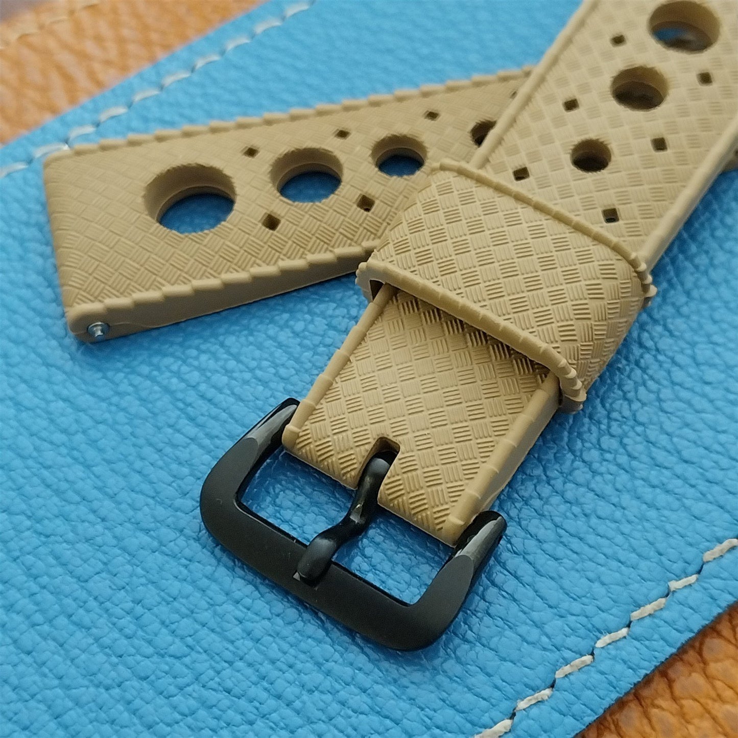 NSA 20mm Skindiver Tropical GT Rally Diver Desert Tan Watch Strap