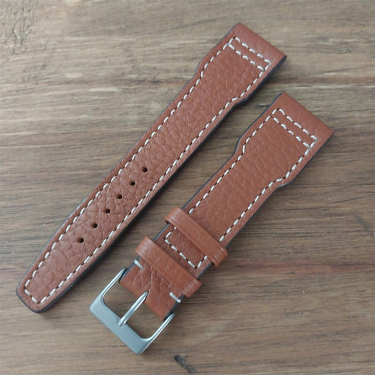 22mm Rios Typhoon Buffalo Leather 22/18 Aviator Pilot Watch Strap