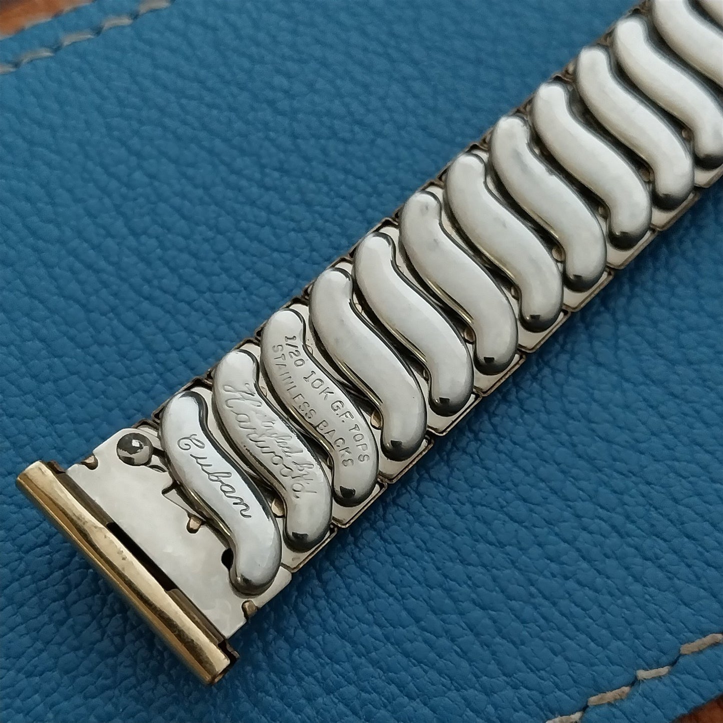 1940s Harwood Gold Filled Classic Stretch Expansion Watch Band
