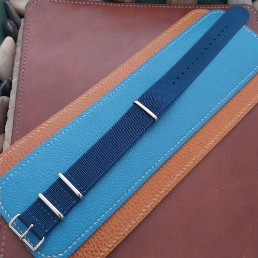 22mm Ribbed Blue Nylon Classic G10 MoD Watch Strap
