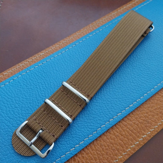 22mm Ribbed Black Nylon Classic G10 MoD Watch Strap