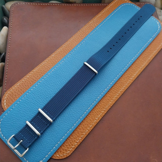 20mm Ribbed Blue Nylon Classic G10 MoD Watch Strap