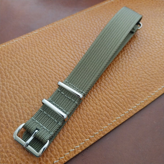 18mm Ribbed Gray Nylon Classic NATO G10 MoD Watch Strap