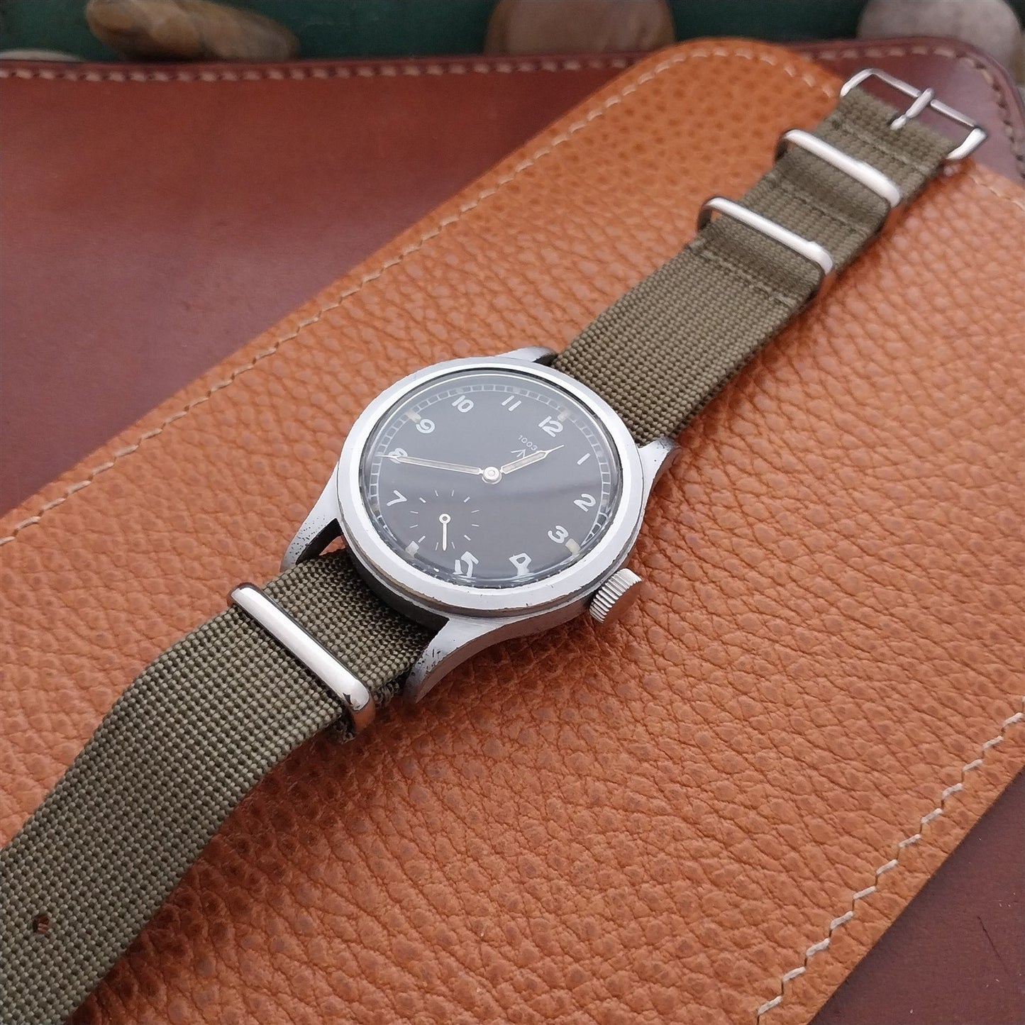 18mm Ribbed Gray Nylon Classic NATO G10 MoD Watch Strap