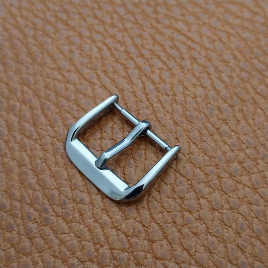 16mm High Quality Polished Stainless Steel Watch Band Buckle