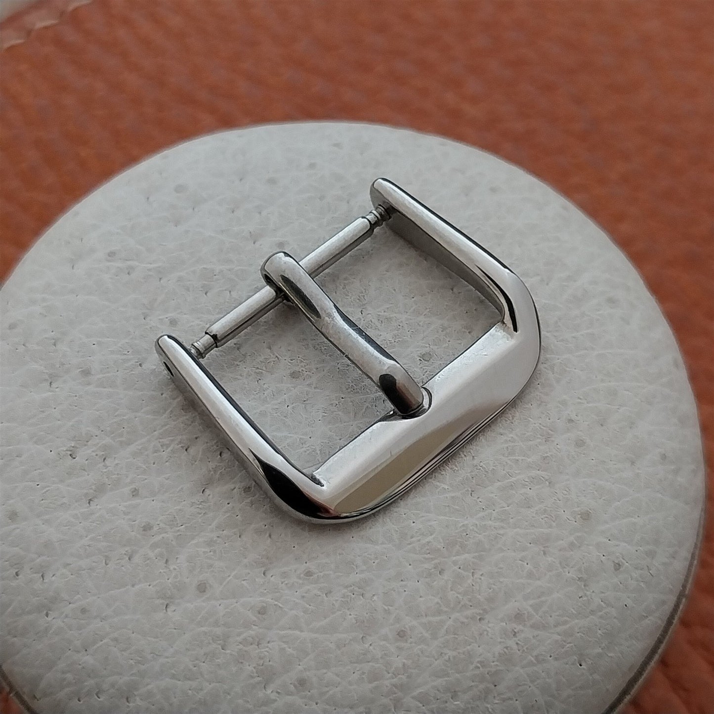 16mm High Quality Polished Stainless Steel Watch Band Buckle