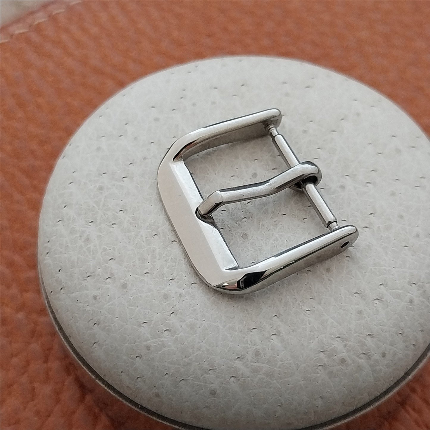 16mm High Quality Polished Stainless Steel Watch Band Buckle